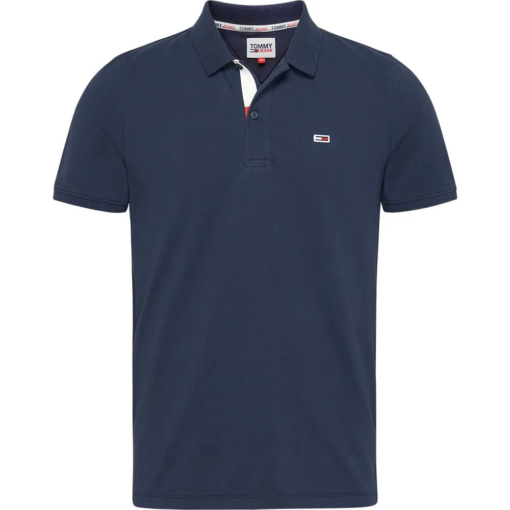 Tommy Jeans Slim Placket short sleeve polo