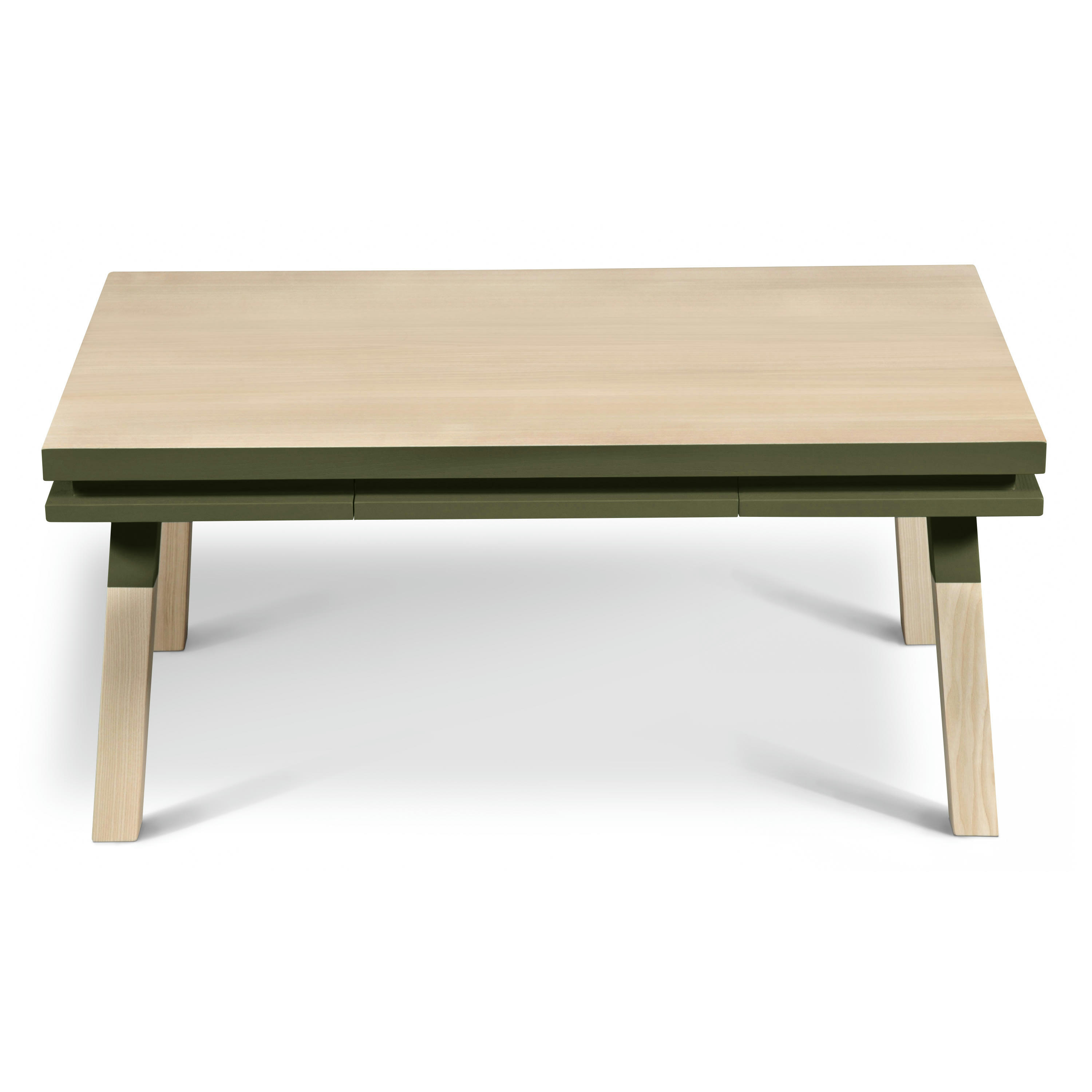 EGEE - Table basse avec tiroir 100 cm, 100% frêne massif
