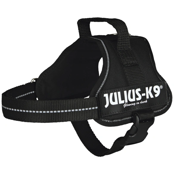 Hunde-Geschirr, Mini/M, Nylon, schwarz