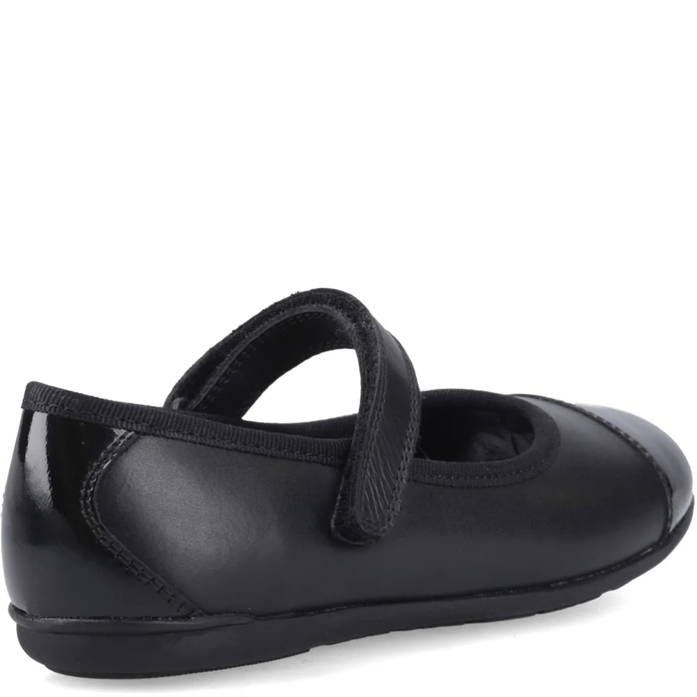 Hush Puppies Lottie Ballerina Junior School Shoes