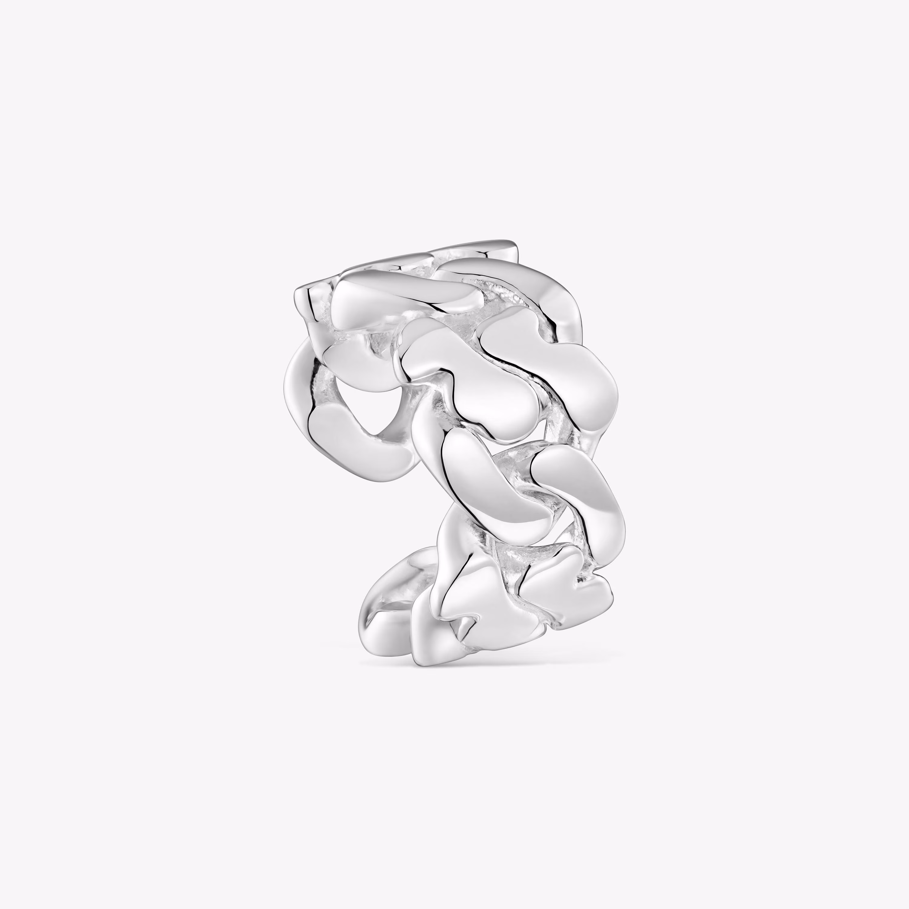 Anillo de plata 14 mm Bear's Chain