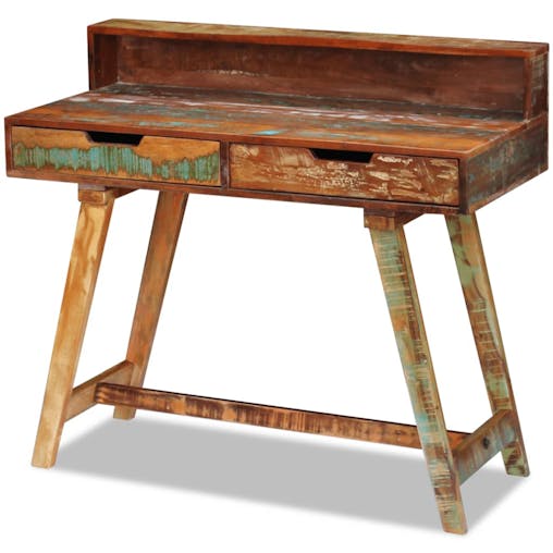 NNEVL Desk Solid Reclaimed Wood