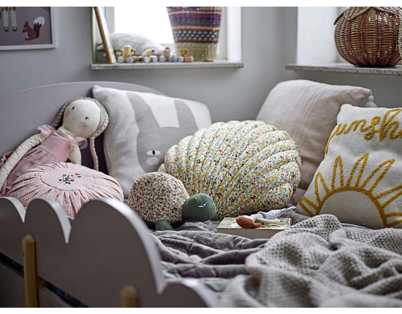 KIDS - Coussin coquillage 50x50cm