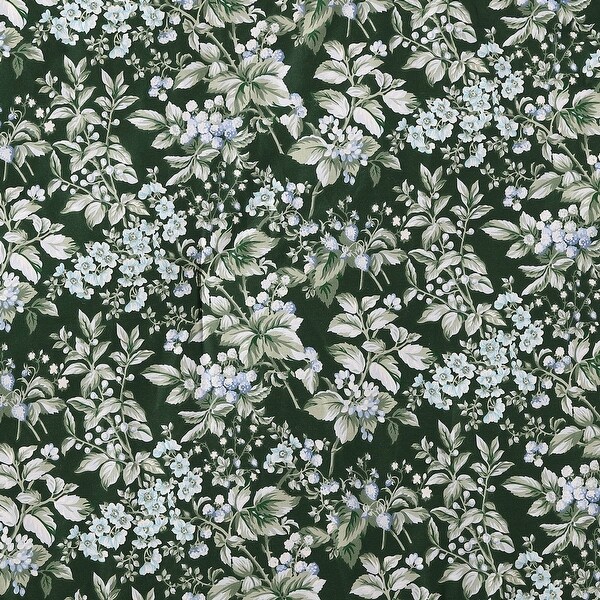 Laura Ashley Bramble Floral Cotton Green Duvet Cover Bonus Set