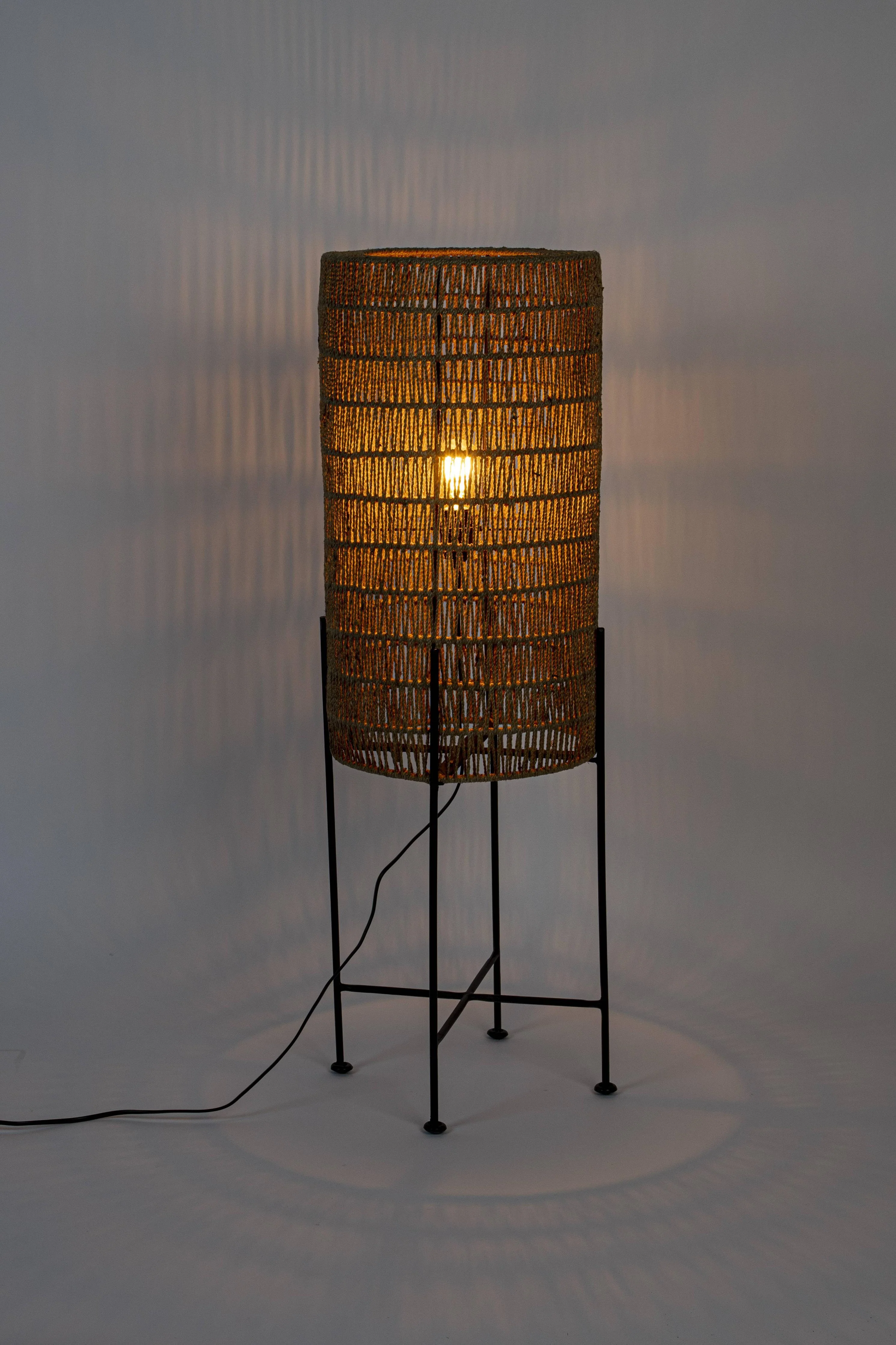 Vloerlamp Kari rotan