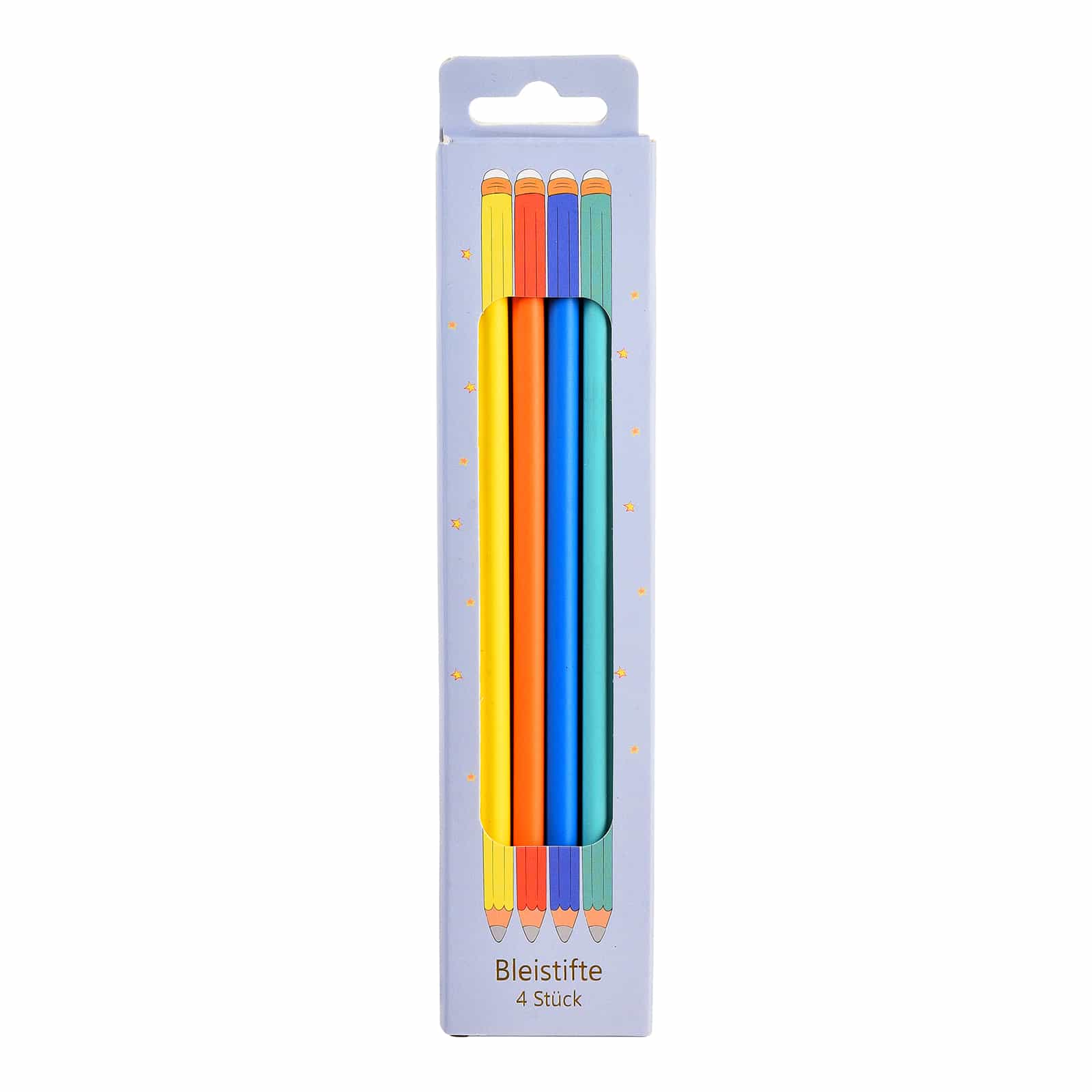 Bleistift-Set Bunt, 4 -tlg.
