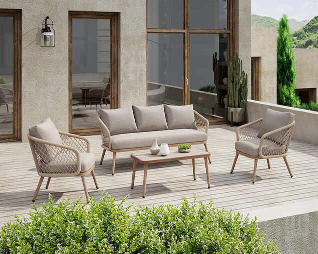 Coogee 4 Piece Lounge Setting