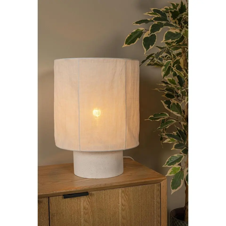 Lucide TISSAJA Tafellamp - Wit