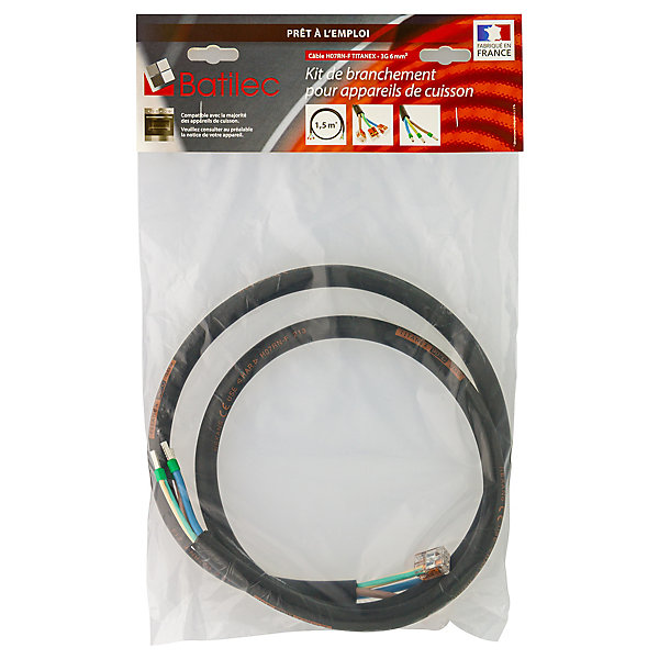 Kit de branchement pour appareils de cuisson Batilec 1.50 m