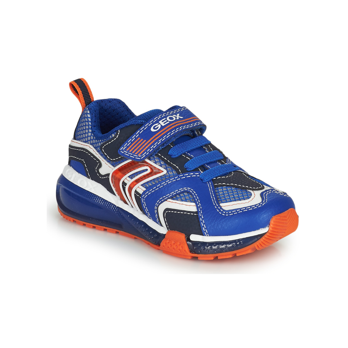 Geox - J BAYONYC BOY A - Navy / Red