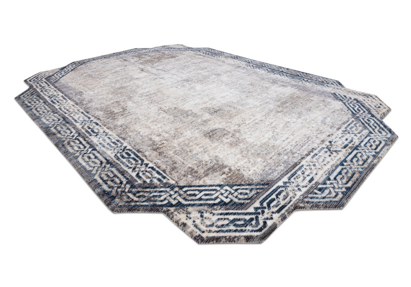 Dywan TINE 75425A Ramka, vintage - nowoczesny, nieregularny 195x290 cm