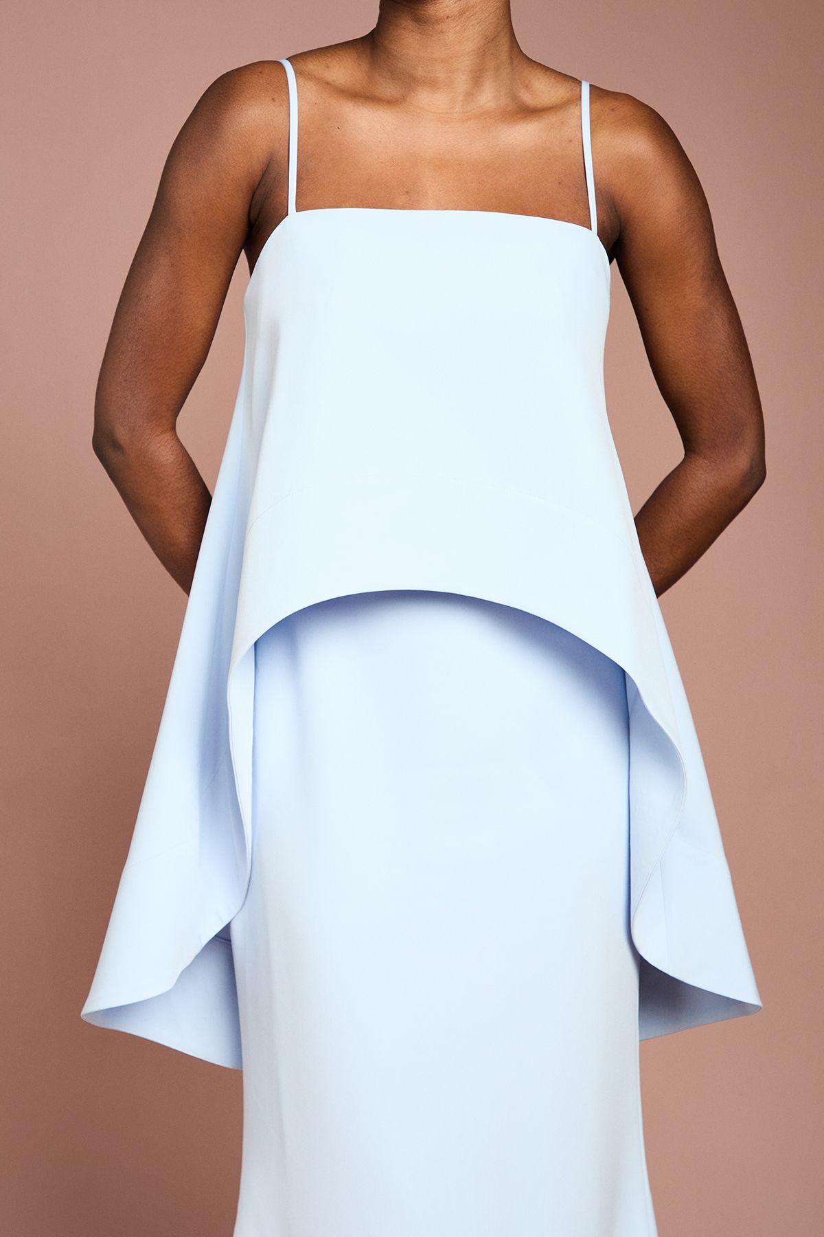Coast Strappy Cape Detail Midi Dress