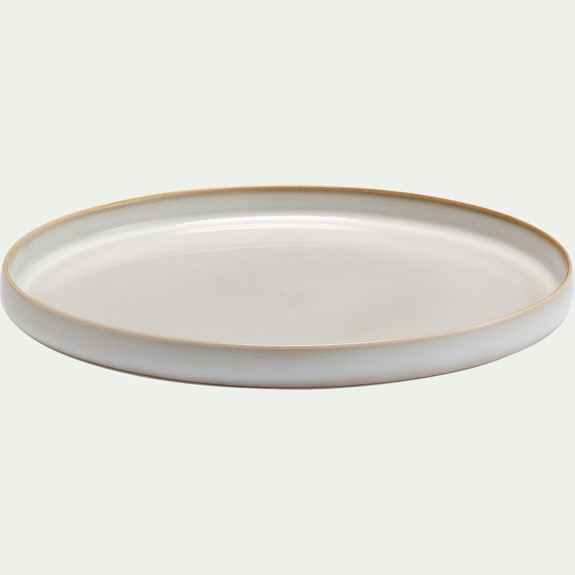 ALBA - Assiette à dessert en grès D22,5cm - beige alpilles