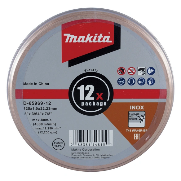 Trennscheiben »D-65969-12«, Ø 125 mm, Zubehör für: Winkelschleifer