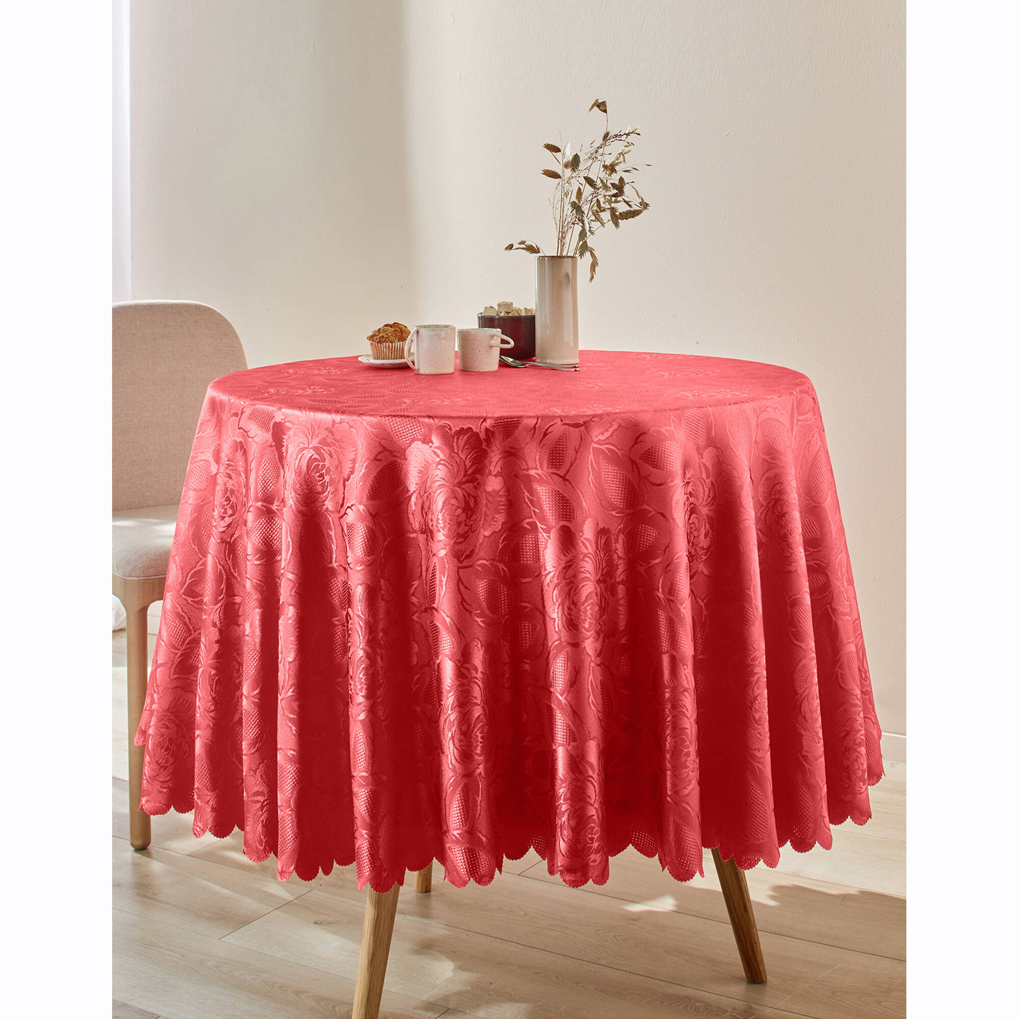 Nappe jacquard damassé