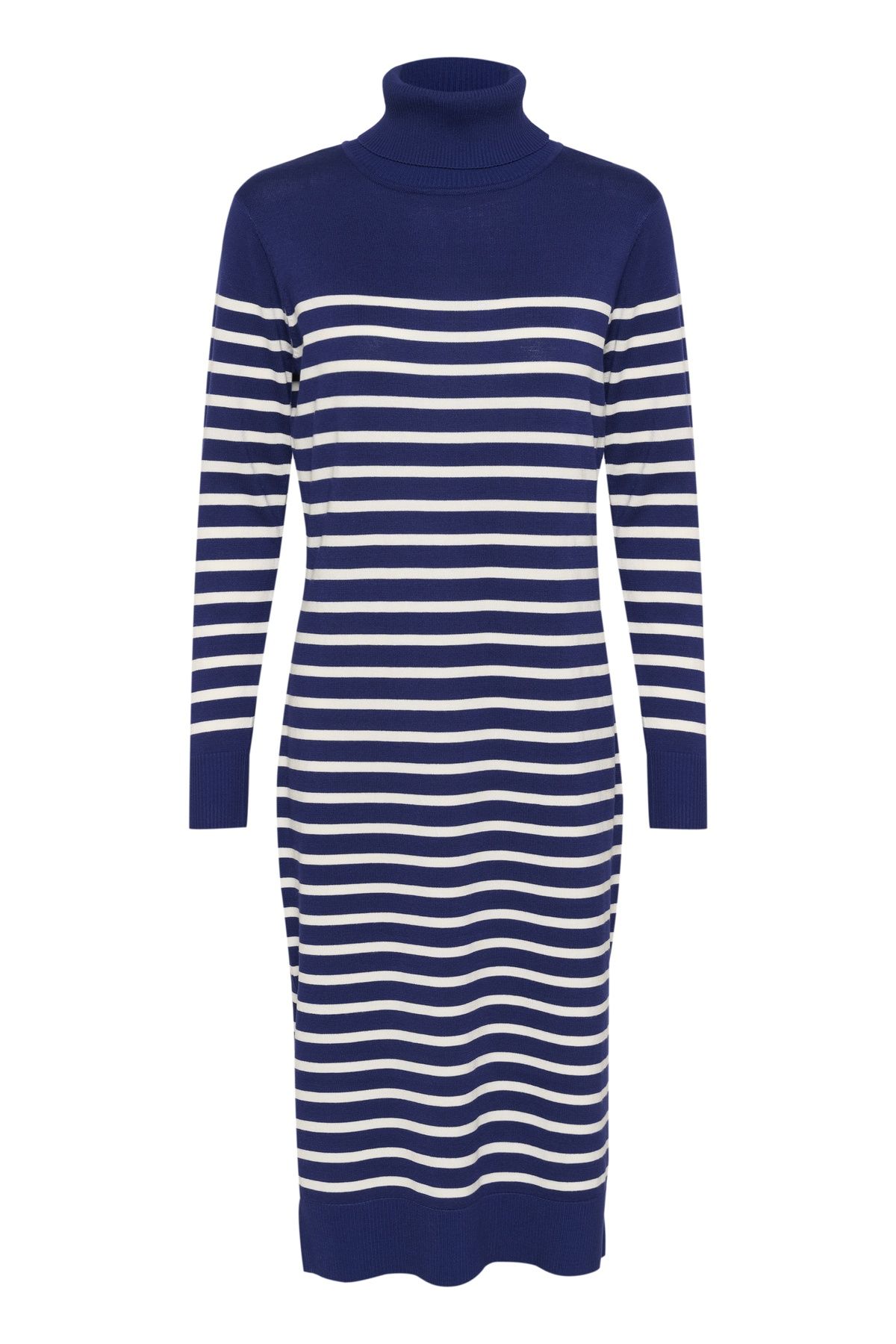 Saint Tropez MilaSZ Knit Rollneck Stripes Dress