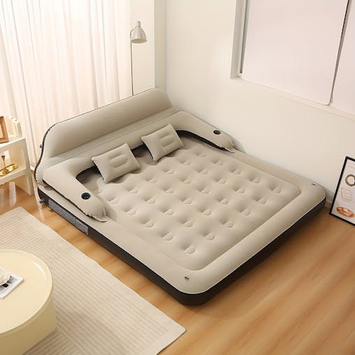 NNETM Inflatable Air Mattress with Headboard & Pillows