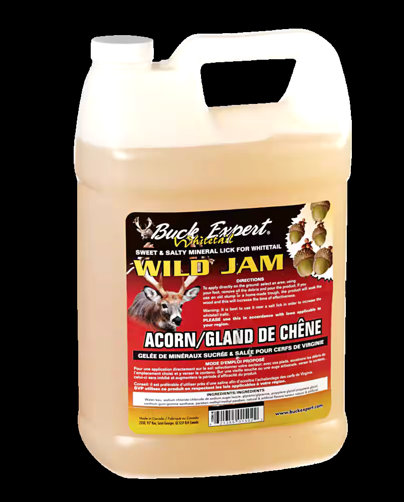 Buck Expert Whitetail Hunting Sweet & Salty Mineral Lick Attractant, Wild Jam