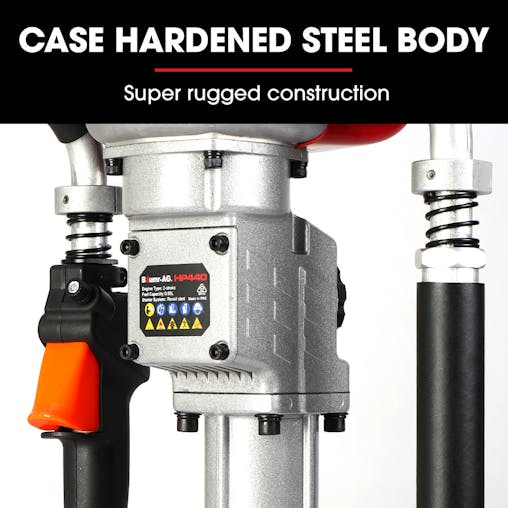 NNEMB 38cc 4-Stroke 40cc Petrol Post Driver-with Carry Case & 3 Piling Sleeves