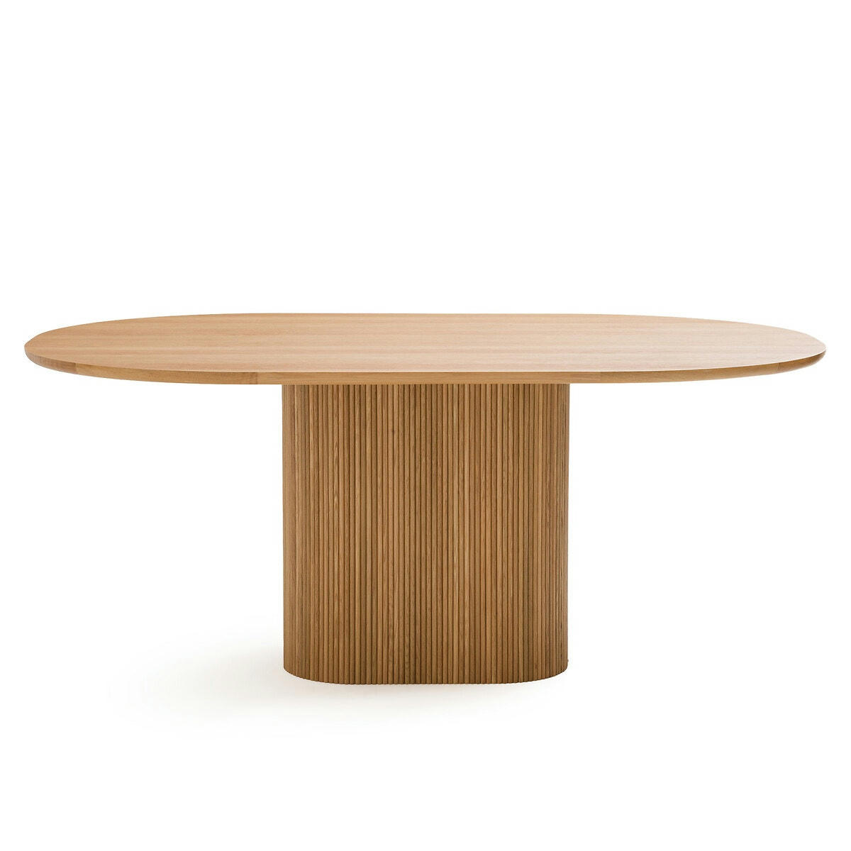 Table à manger plaqué chêne 6/8 couverts, Tamula