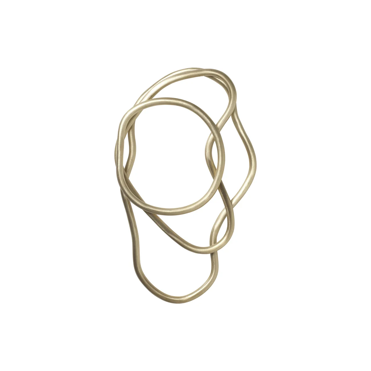 Ferm Living - Pond Untersetzer, Messing (3er-Set)