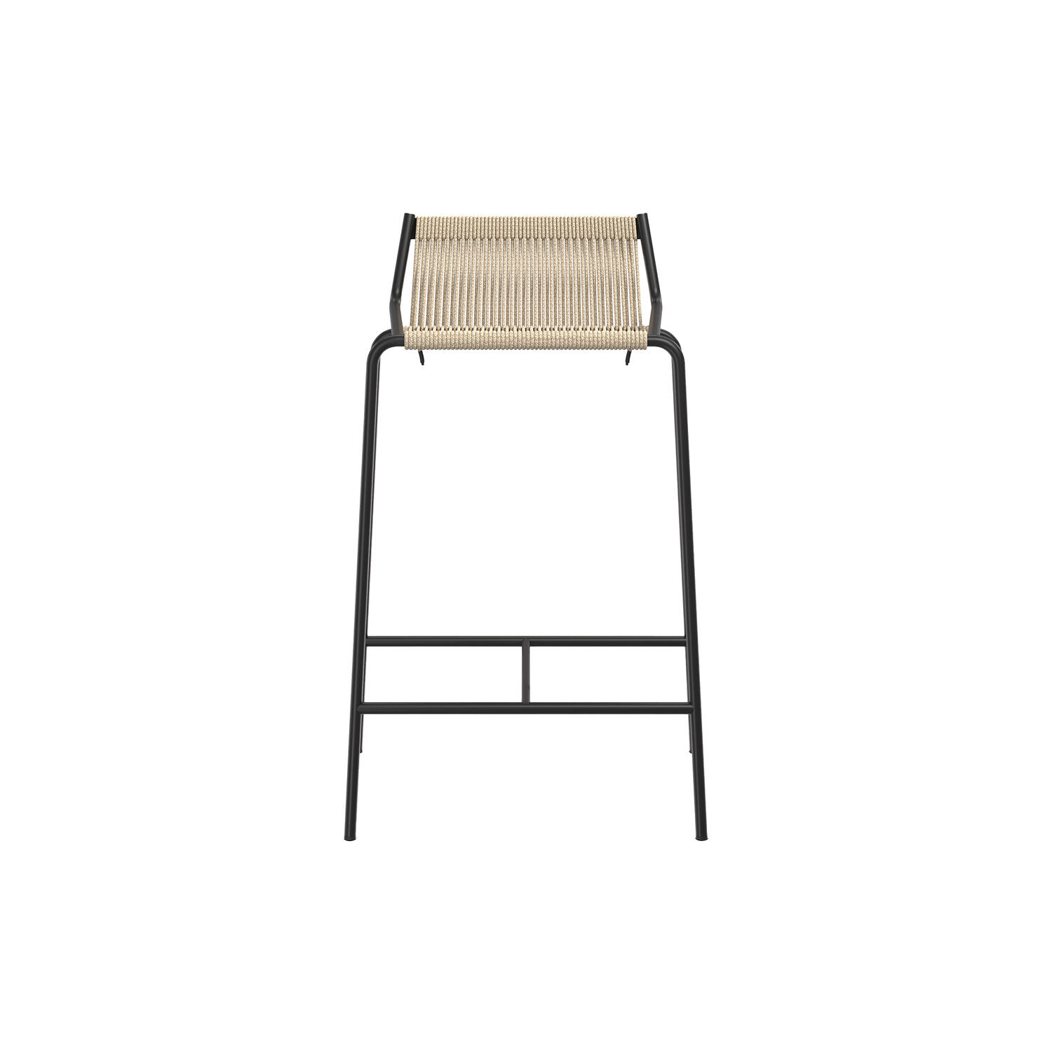 Noel Counter Chair, black/nature
