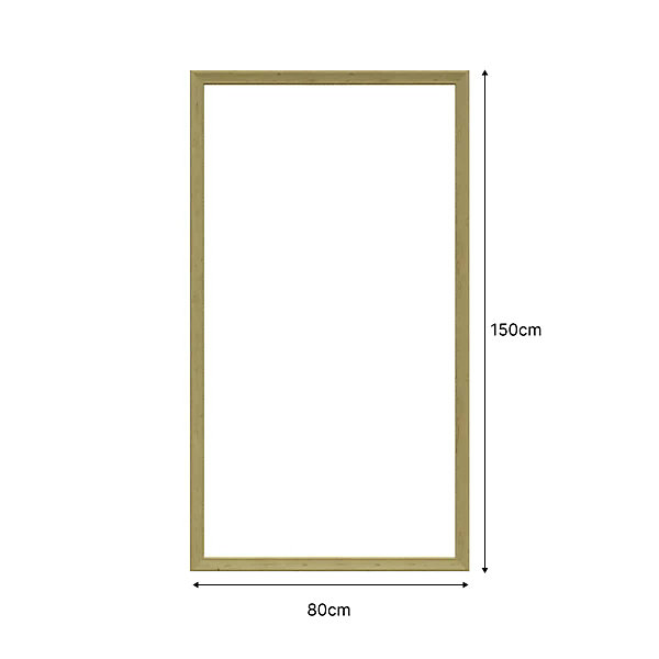 NORDLINGER PRO Encadrement mouluré 150 x 80 cm avec moulures pré-découpées