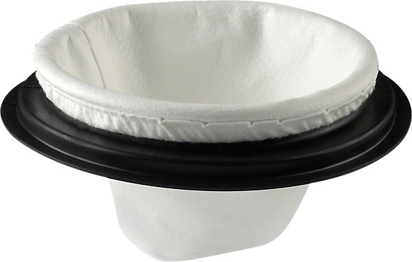 Filtre textile de rechange Bosch 2607432013 - pour aspirateurs, livré avec anneau plastique