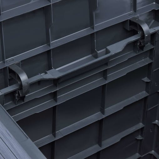 NNEVL Garden Storage Box 90 L Anthracite