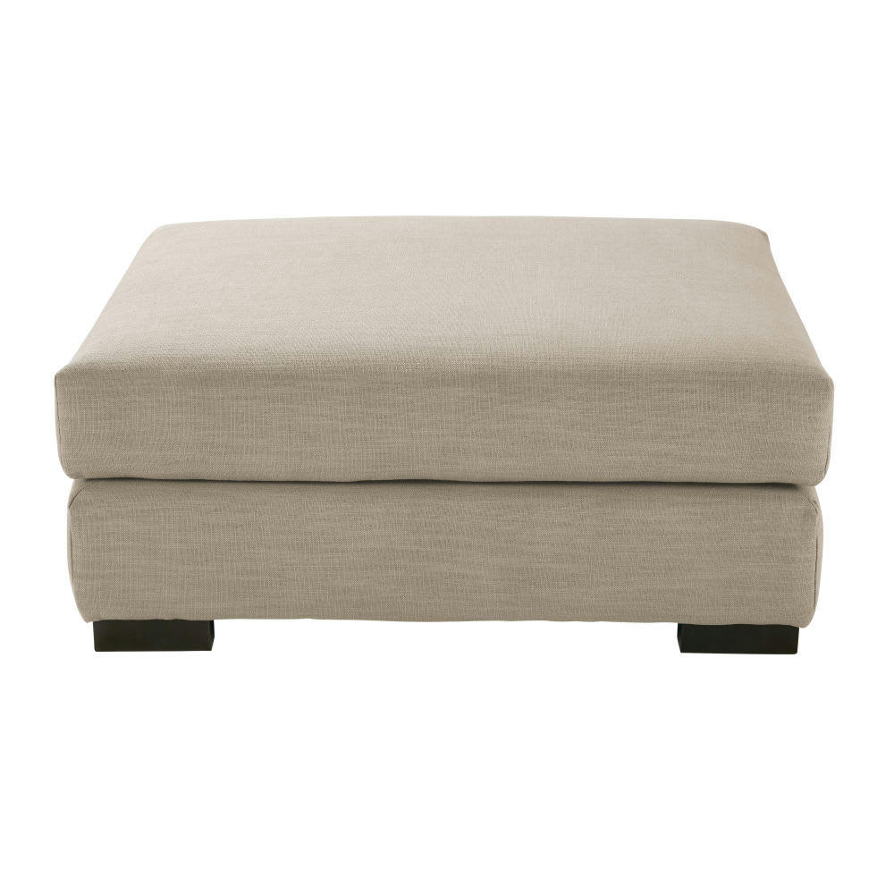 Terence - Pouf pour canapé modulable beige