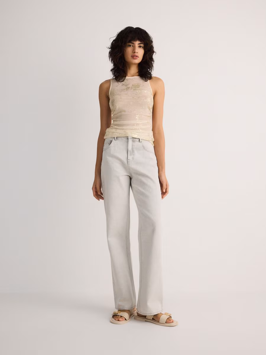 Metallic Effect Blouse