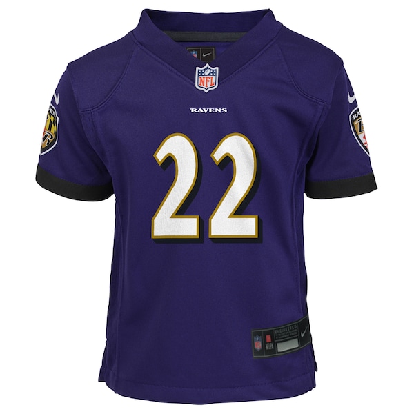Derrick Henry Baltimore Ravens Nike Preschool Team Player Game Jersey - Purple