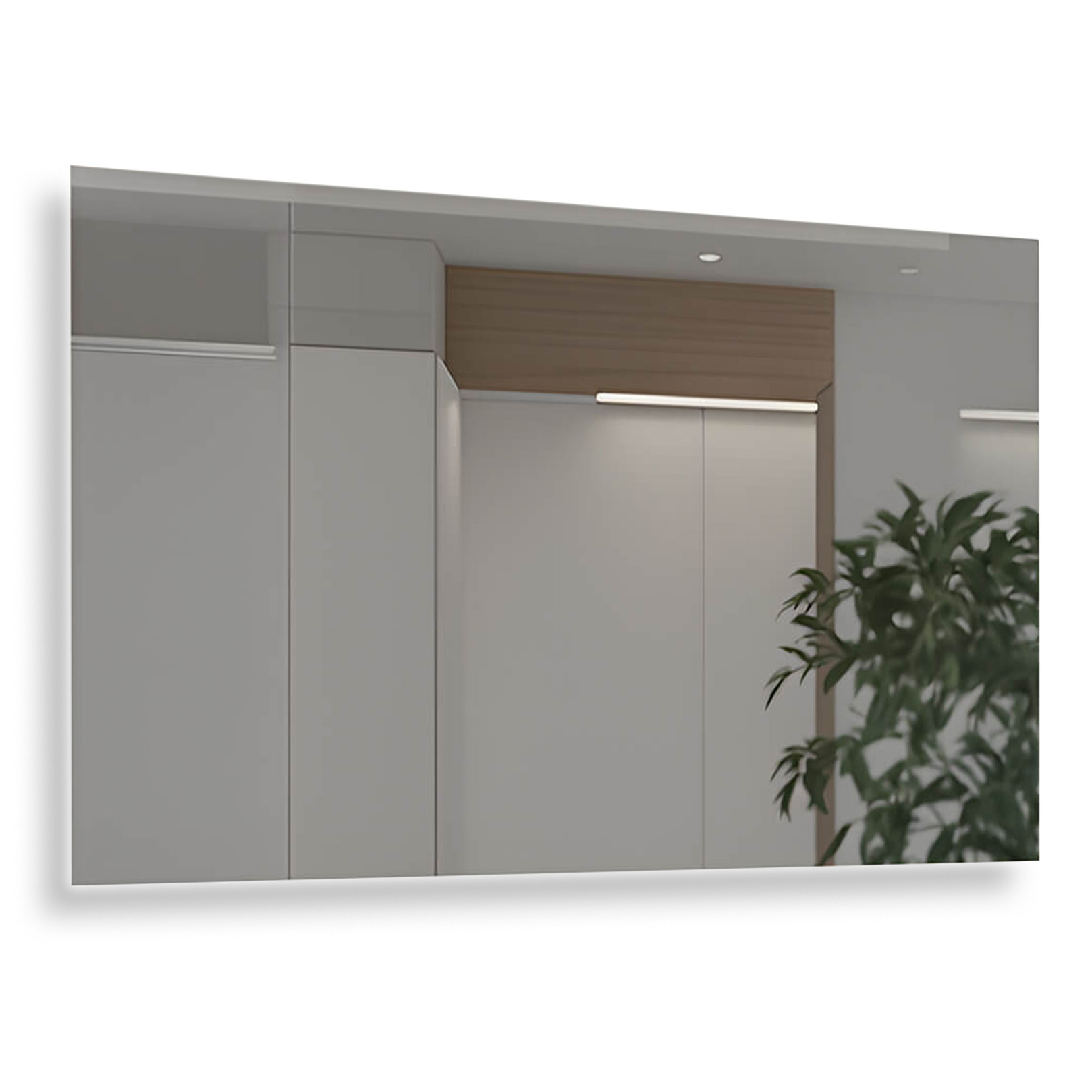 Lustro podświetlane łazienkowe LED 80x60 Poziome Barwa Neutralna