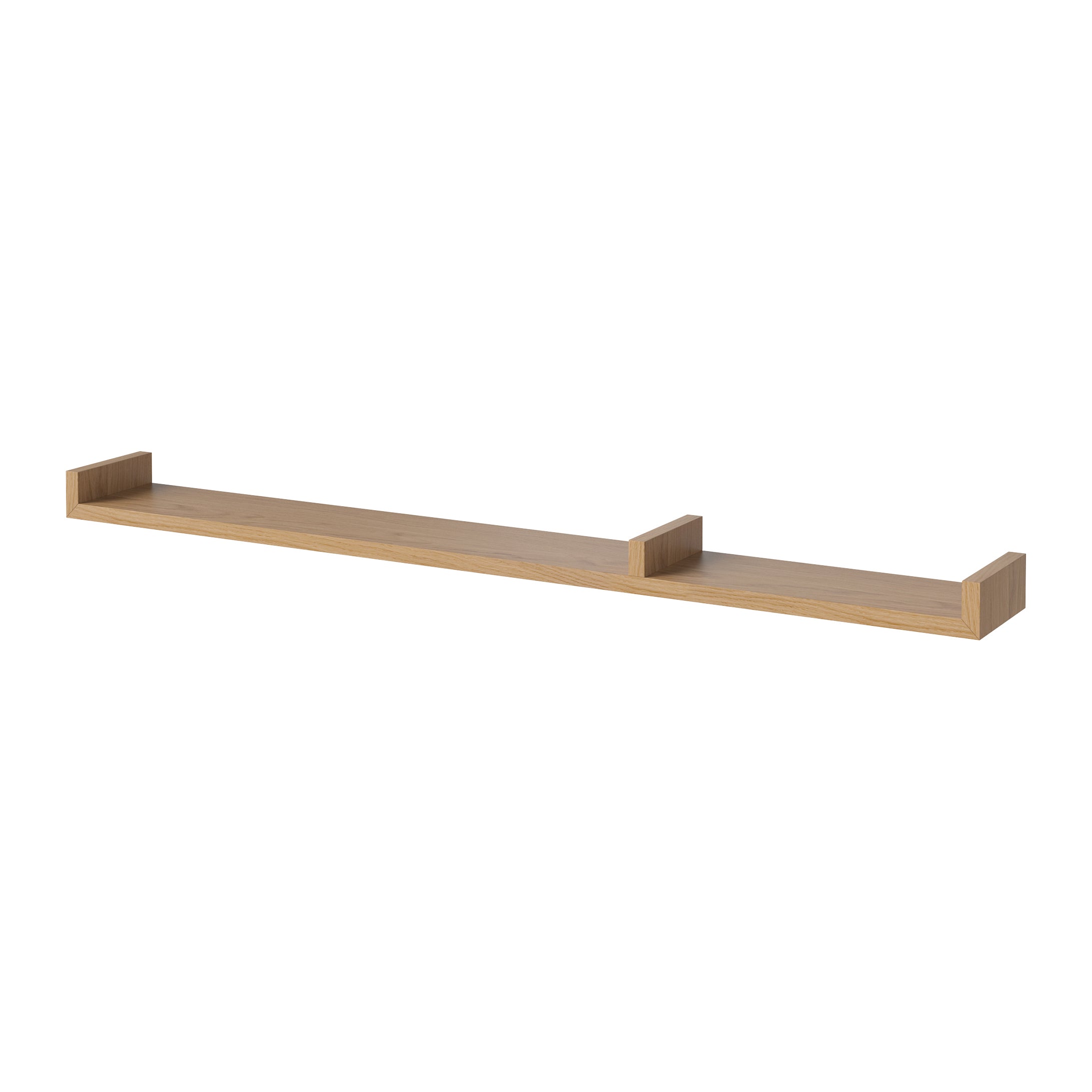 Bolia Display Wandplank B 120 cm - Asymmetrisch Rechts - Eiken