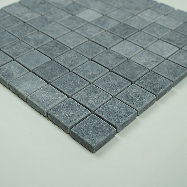 Mosaïque en Marbre Noir Vieilli 3,2x3,2x1CM