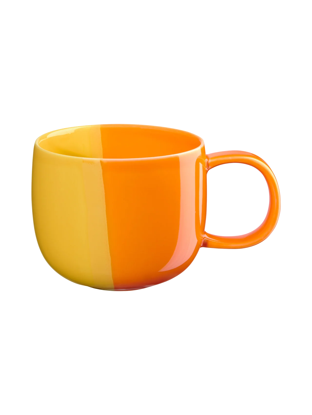 henkelbecher, orange smoothie