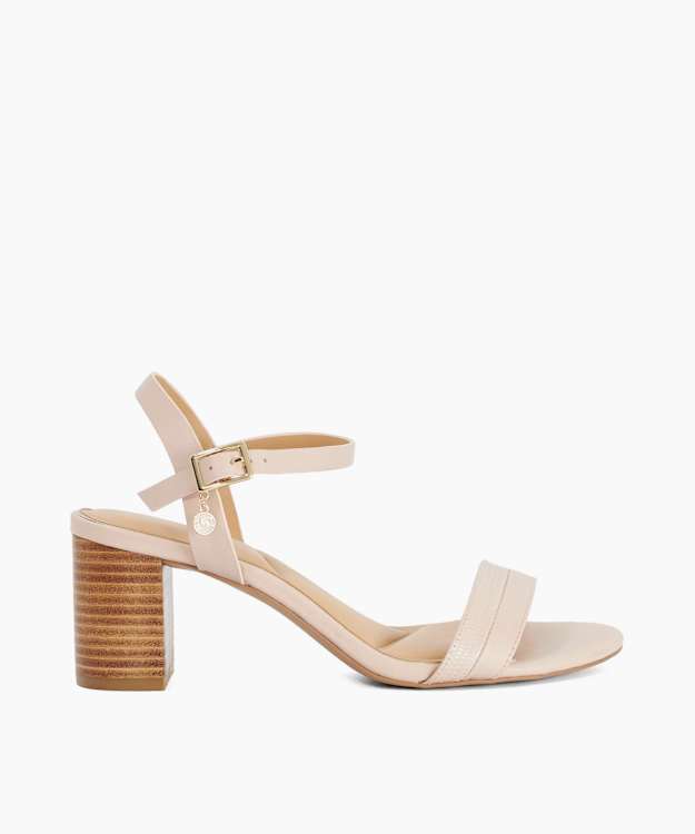 Jaycie Blush - Block Heel Sandals