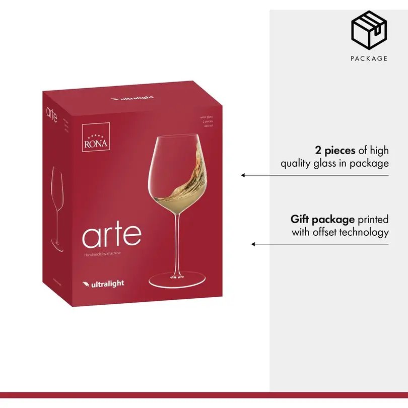 Weinglas 2er-Set Arte