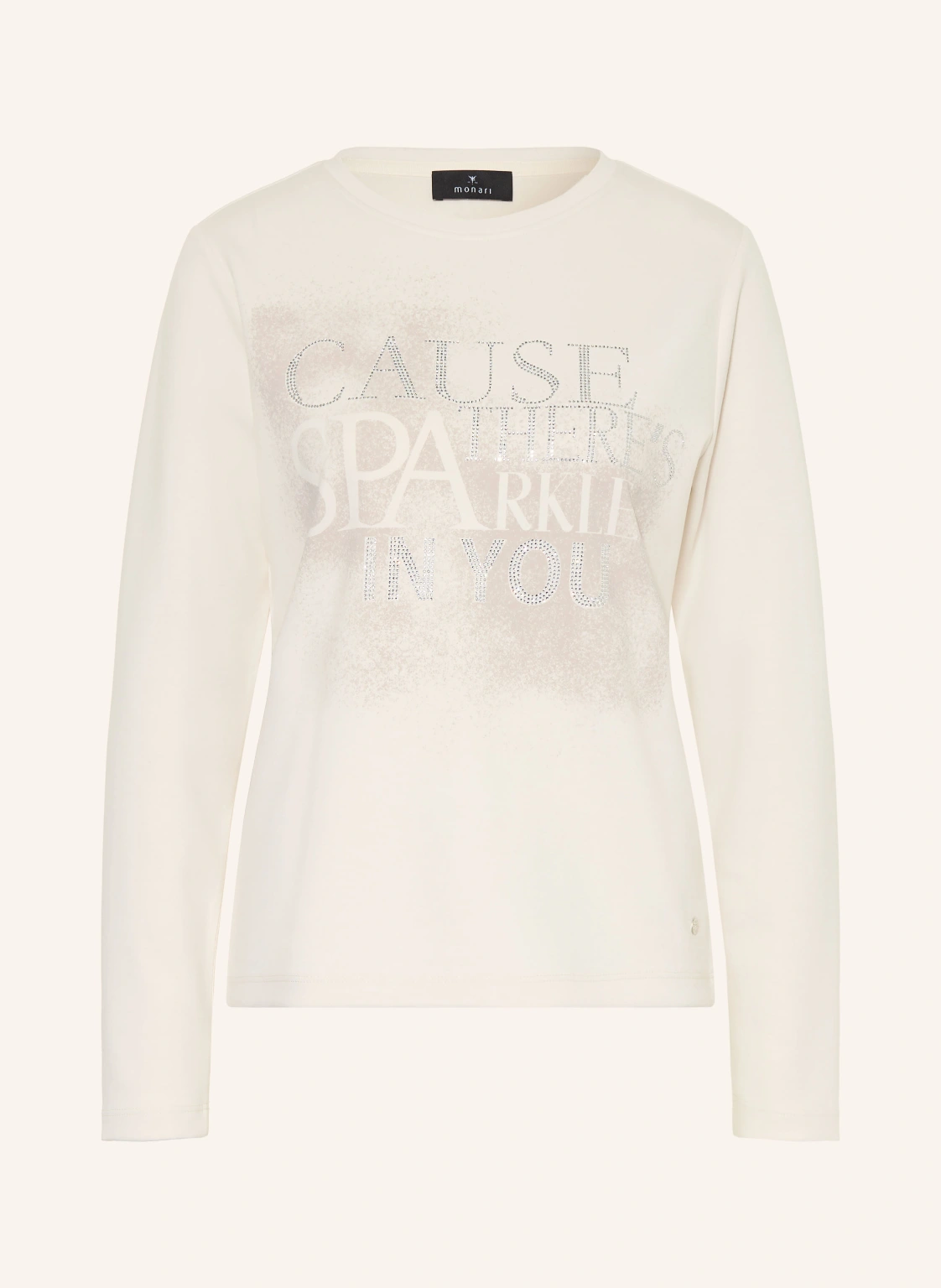 monari Sweatshirt mit Schmucksteinen