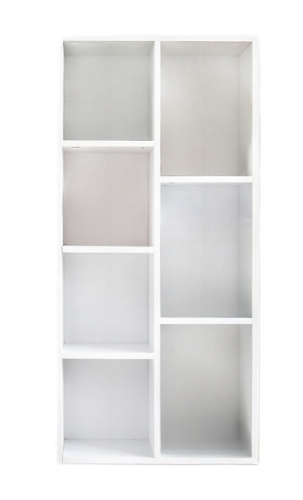 Komoda szafka regał na książki do salonu biały ModernHome