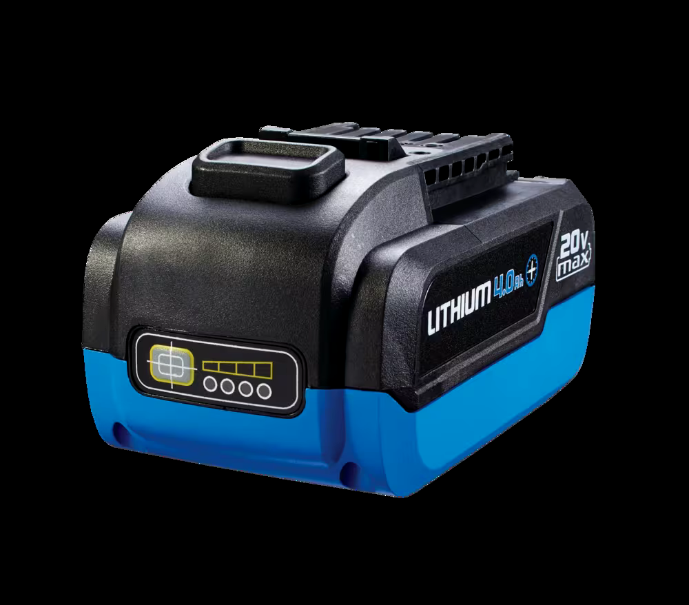 Mastercraft 20V Max Lithium Ion 4.0Ah Battery with LED Fuel Gauge For Cordless Power Tools