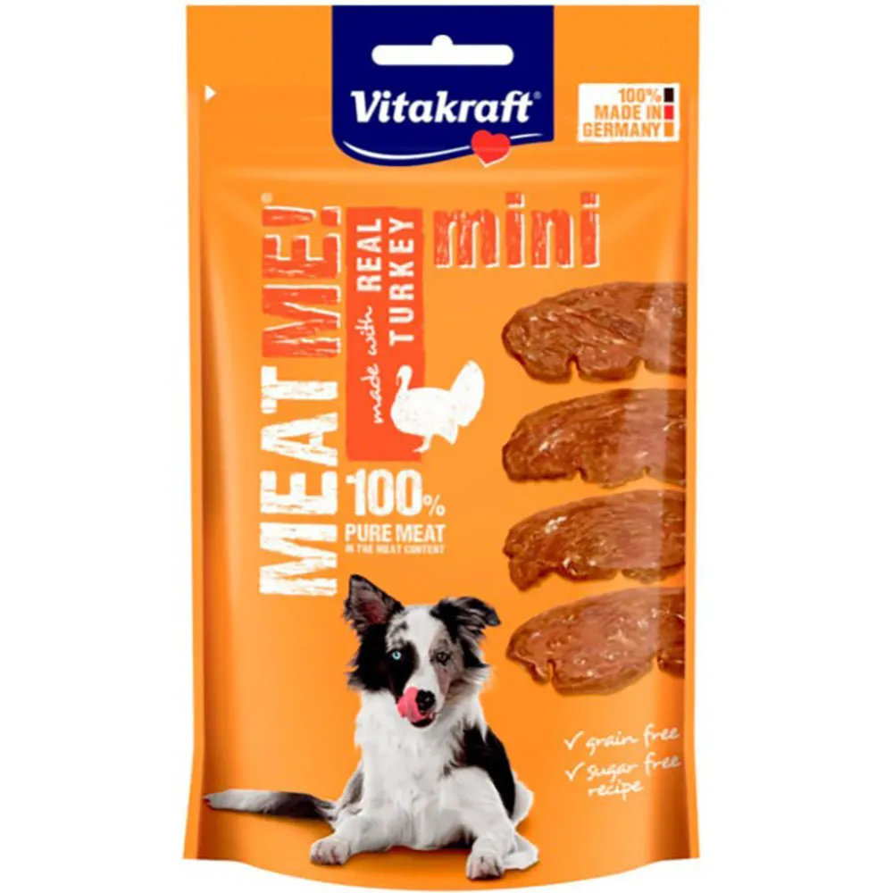 Vitakraft Meat Me Mini 8x60g turkey dog snack