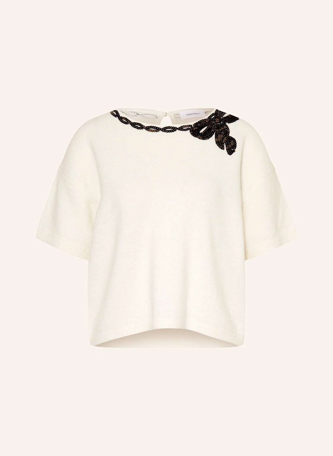 darling harbour Strickshirt mit Pailletten