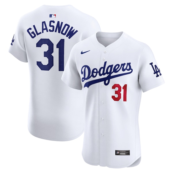 Tyler Glasnow Los Angeles Dodgers Nike Home Elite Player Jersey - White