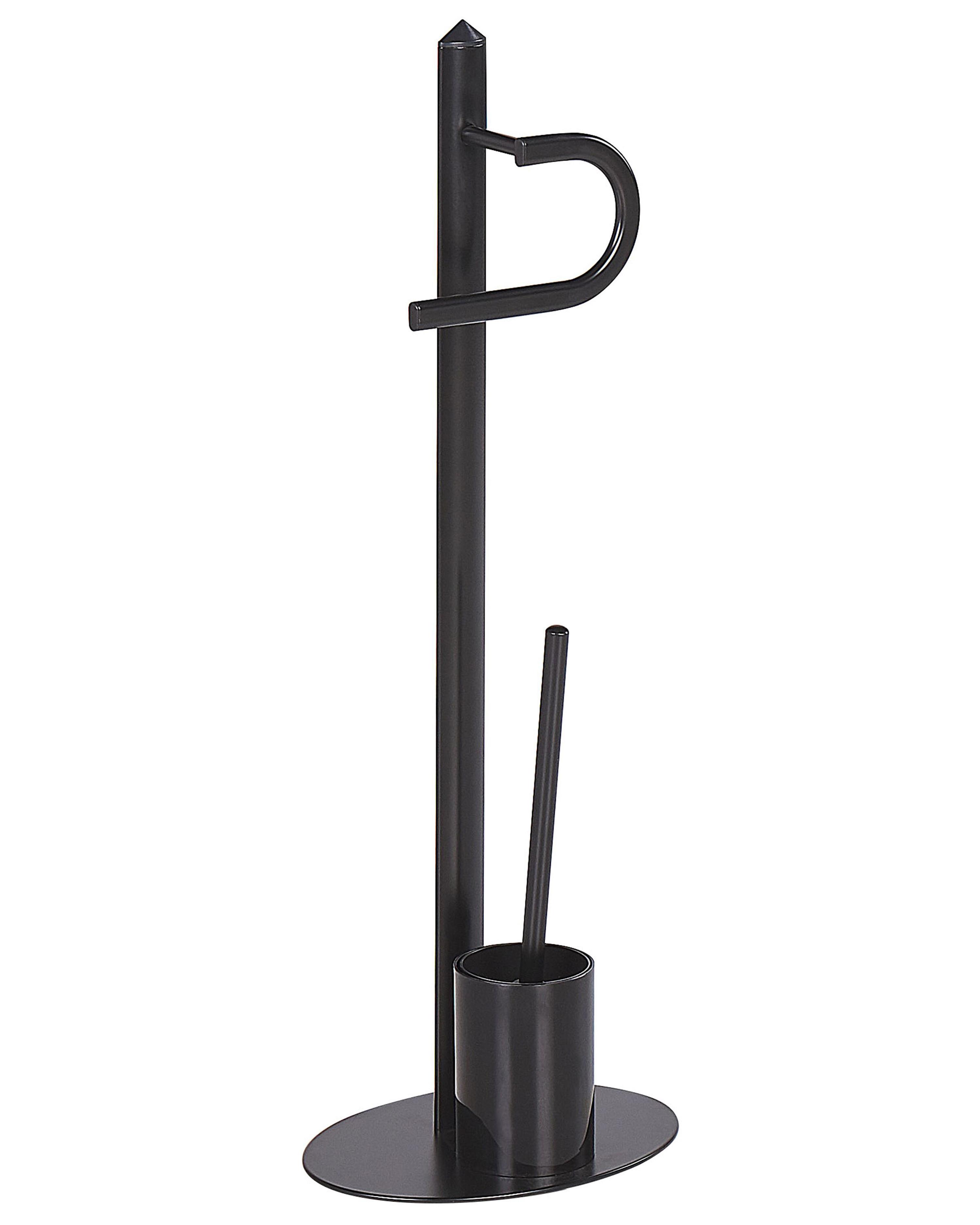 Toilet Roll and Brush Holder SARTO Metal Black