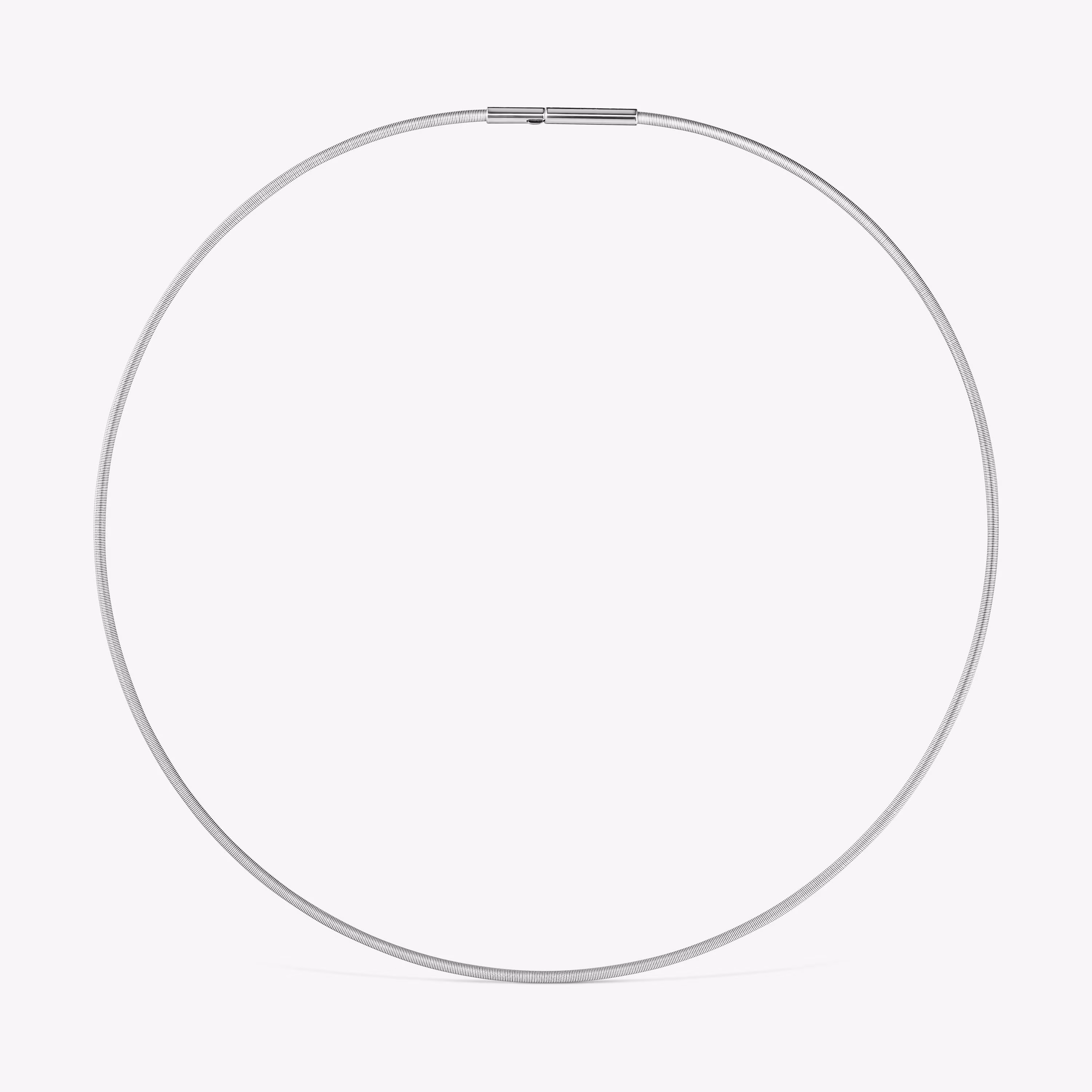 Collar de acero 2 mm Mesh Tube