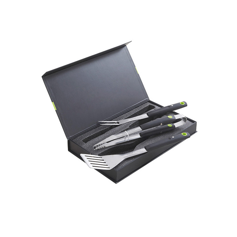 Coffret d'ustensiles pour barbecue 3 pièces COOK'IN GARDEN