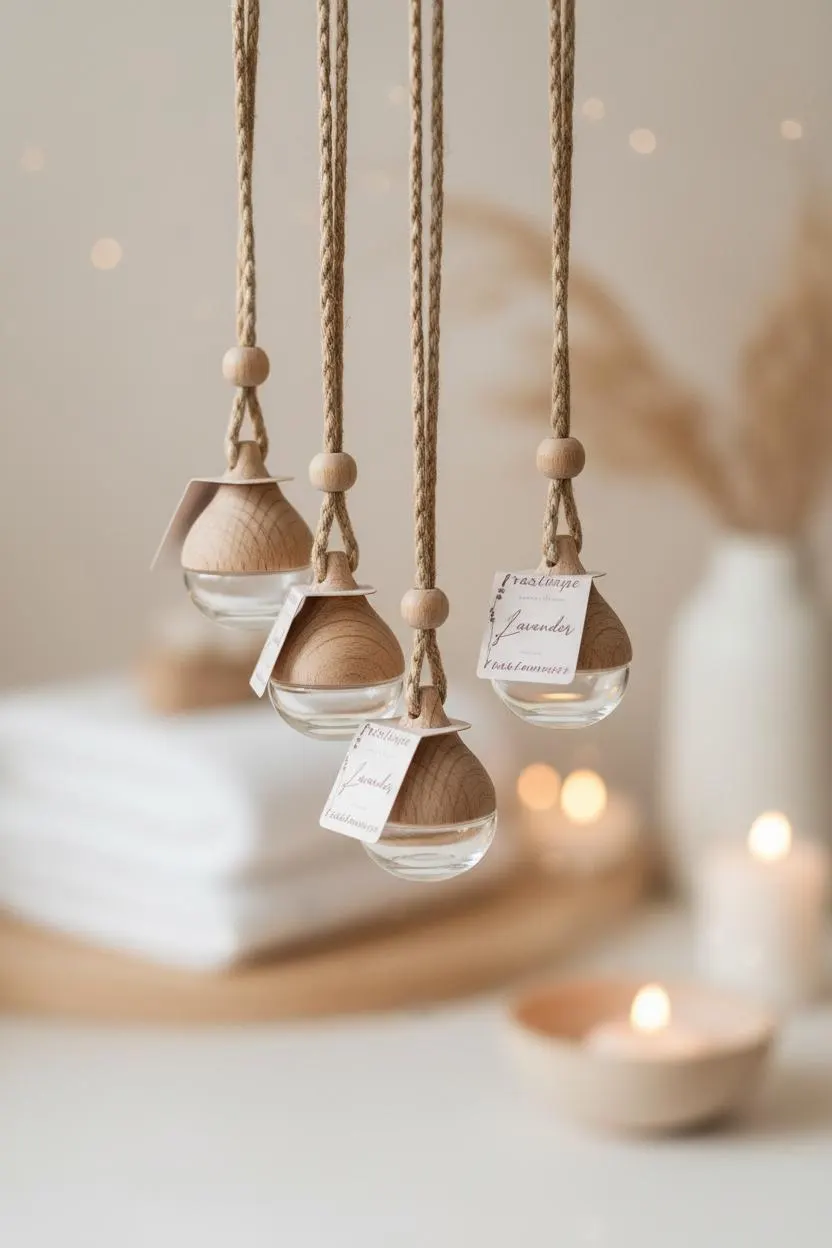 Teardrop Car Diffuser | Non-Toxic Hanging Air Freshener | Clean Fragrance | Phthalate-Free | Long Lasting Car Scent