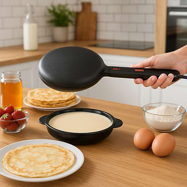 Crêpière électrique 600w 20cm noir Livoo DOP258CO livoo x marmiton