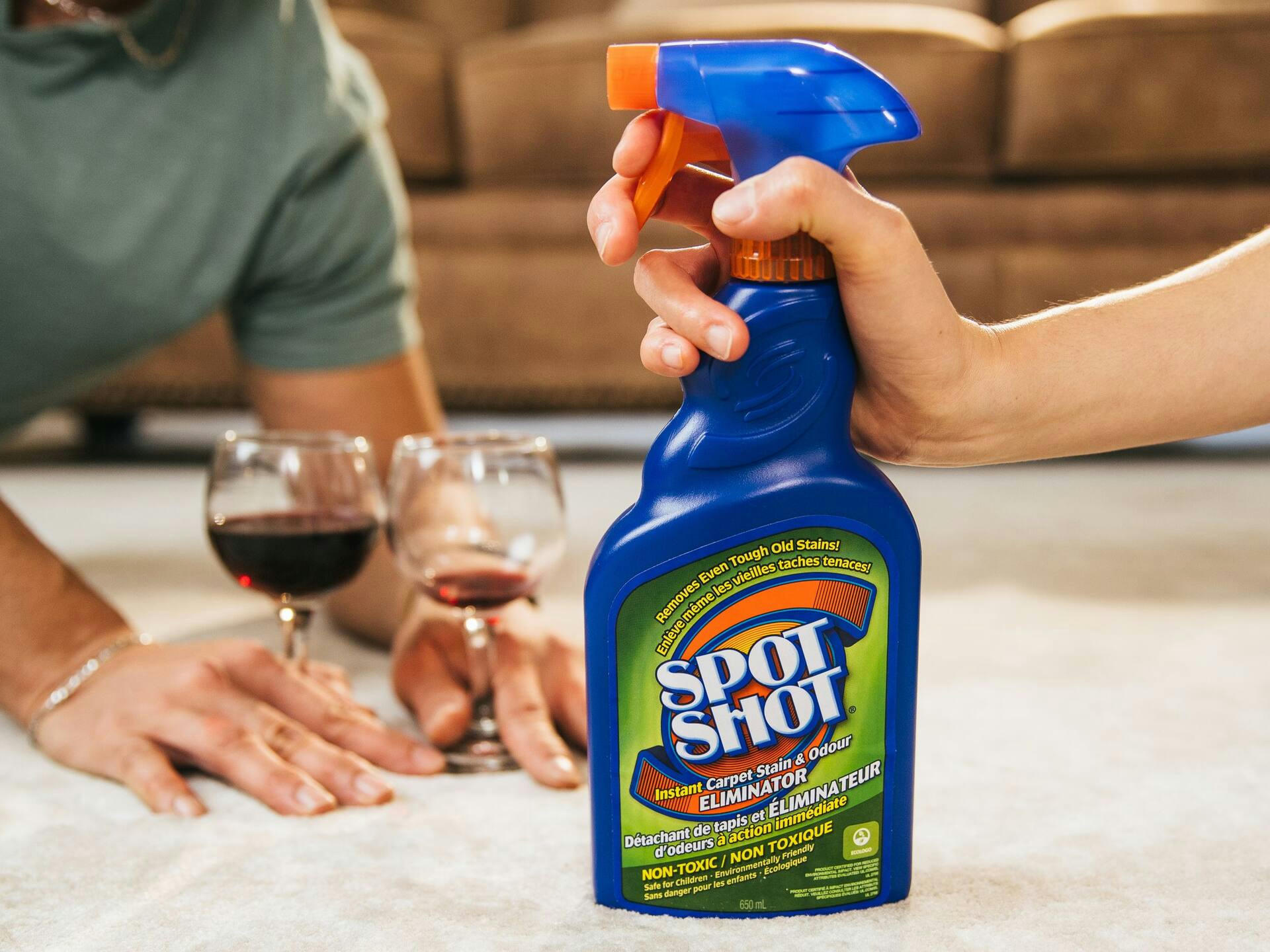 Spot Shot Instant Carpet Stain & Odour Eliminator, 650 mL